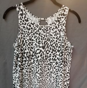 Girls high-low tank dress